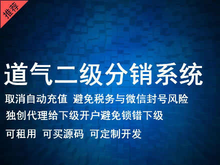 衡水市道气二级分销系统 分销系统租用 微商分销系统 直销系统